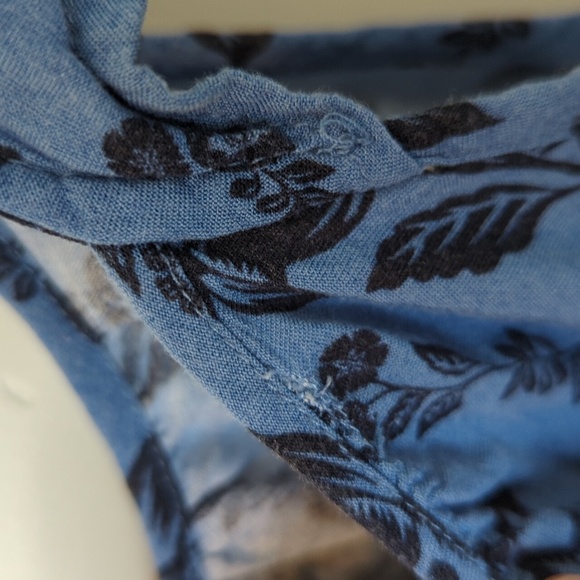 Time & Tru Blue Ivy‎ Pocket Midi Dress S - Picture 7 of 7